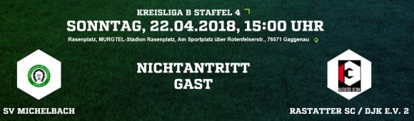 SV Michelbach - SC/DJK Rastatt II (Nichtantritt Gast)
