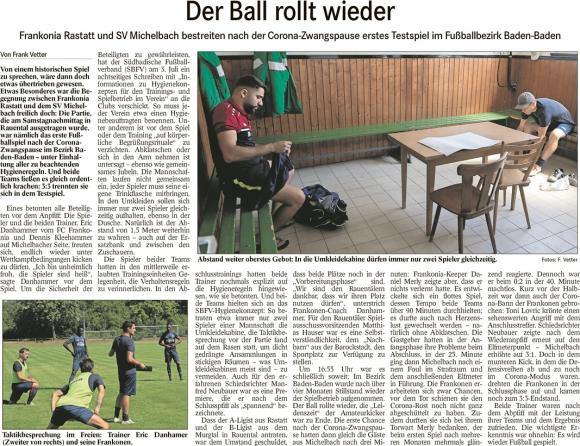 BT Bericht vom 13. Juli 2020