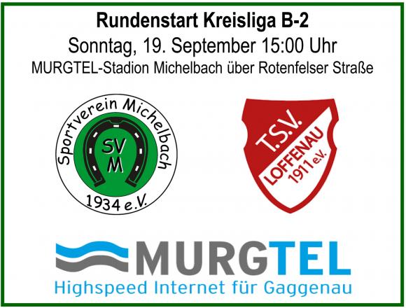 Endlich geht es los im MURGTEL-Stadion gegen Loffenau II