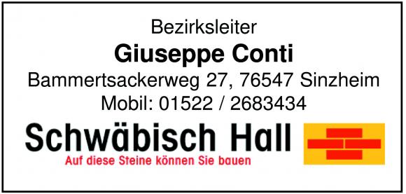 Schwäbisch Hall Giuseppe Conti
