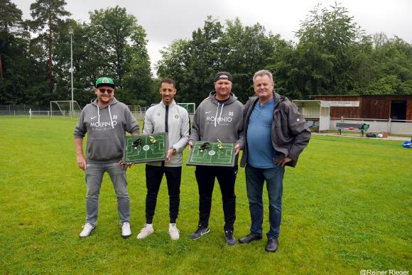 von links Leonid Bondar, Salem Saiah, Damian Stebel und Reiner Rieger
